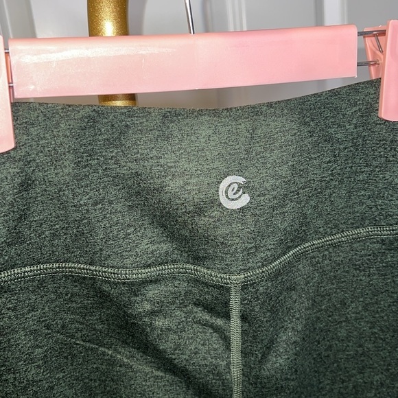 NWT Calme Johnny Was Ease Space Dye High Waisted Leggings Heathered green - Picture 10 of 13